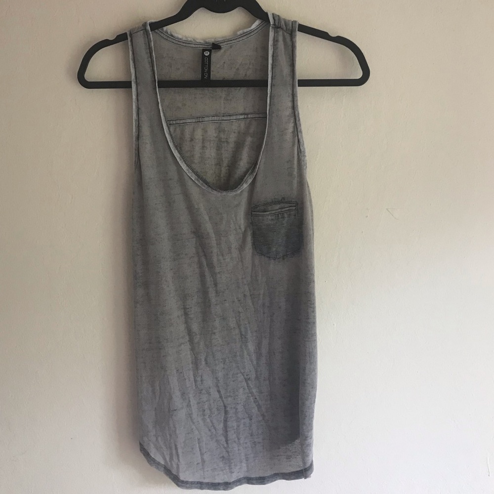 Cotton On Acid Light Gray Tanktop (3/$12 SALE)